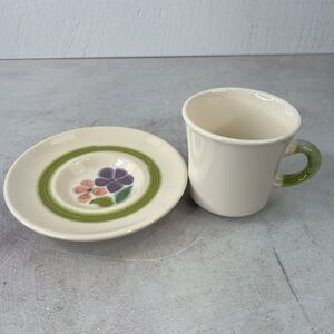 Franciscan 💐FLORAL💐Cup and Saucer Set - 6 oz cup - Made‎ in USA